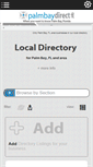 Mobile Screenshot of directory.palmbaydirect.info