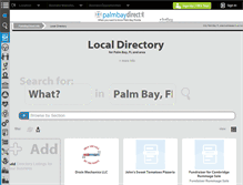 Tablet Screenshot of directory.palmbaydirect.info